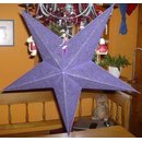 Starlightz Stern, earth friendly, Leuchtstern mono viol