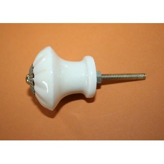 Möbelknopf / Porzellanknopf 3,5 cm creme