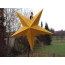 Starlightz Stern, earth friendly, Leuchtstern mono yellow