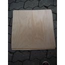 Sitzfläche aus Holz ohne Musterung