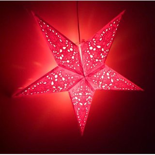 Starlightz Stern, earth friendly, Leuchtstern mono red