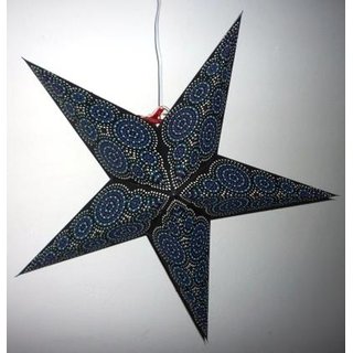 Starlightz Stern, earth friendly, Leuchtstern marrakesh black / turquoise