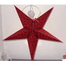 Starlightz Stern, earth friendly, Leuchtstern mono small red