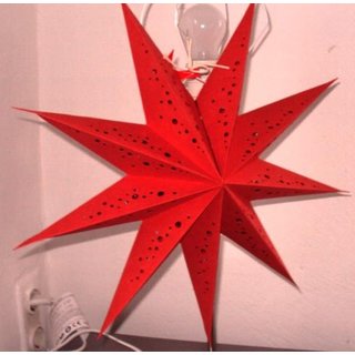 Starlightz Stern, earth friendly, Leuchtstern baby spumante red